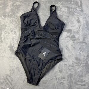 Suuksess Swimsuit Womens Large One Piece Adjustable Straps Padded Cups Swimwear‎